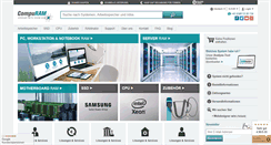 Desktop Screenshot of compuram.de